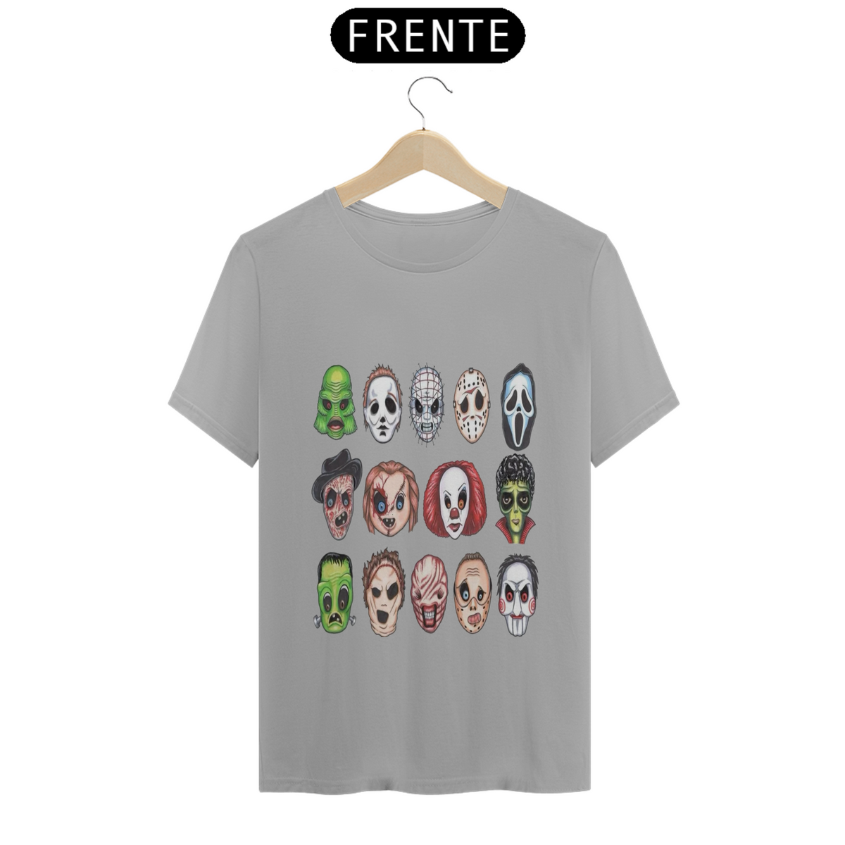 Nome do produto: Camisa Classic Personagens de terror