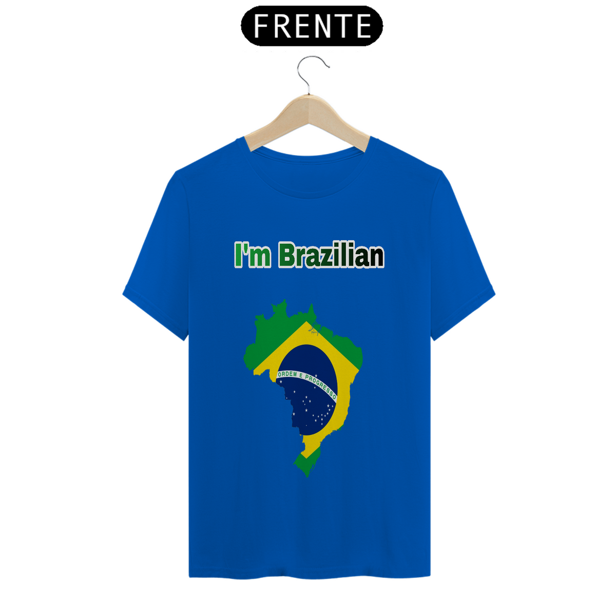 Nome do produto: T-Shirt Personalizado Brasil