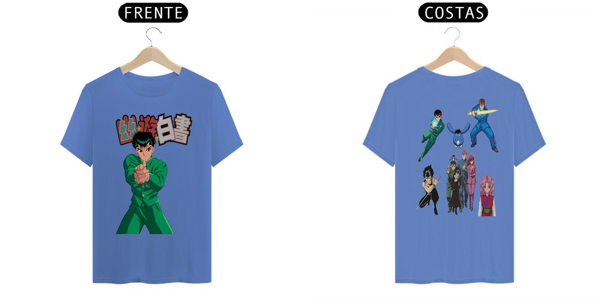 Nome do produto: T-SHIRT Estonada Anime YUYU Hakusho