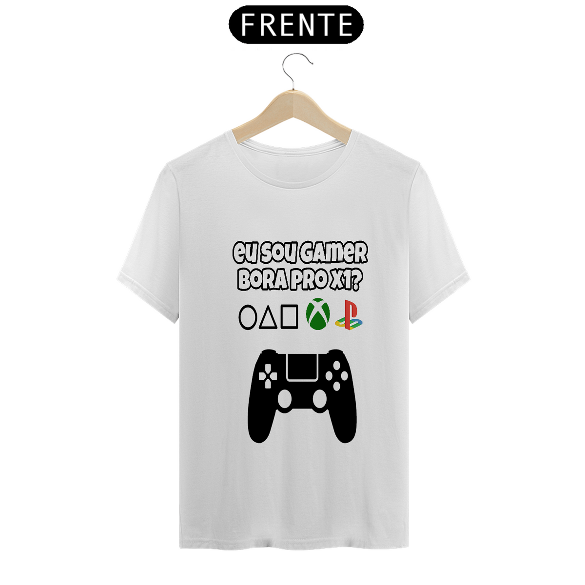 Nome do produto: Camisa T-Shirt Eu sou Gamer