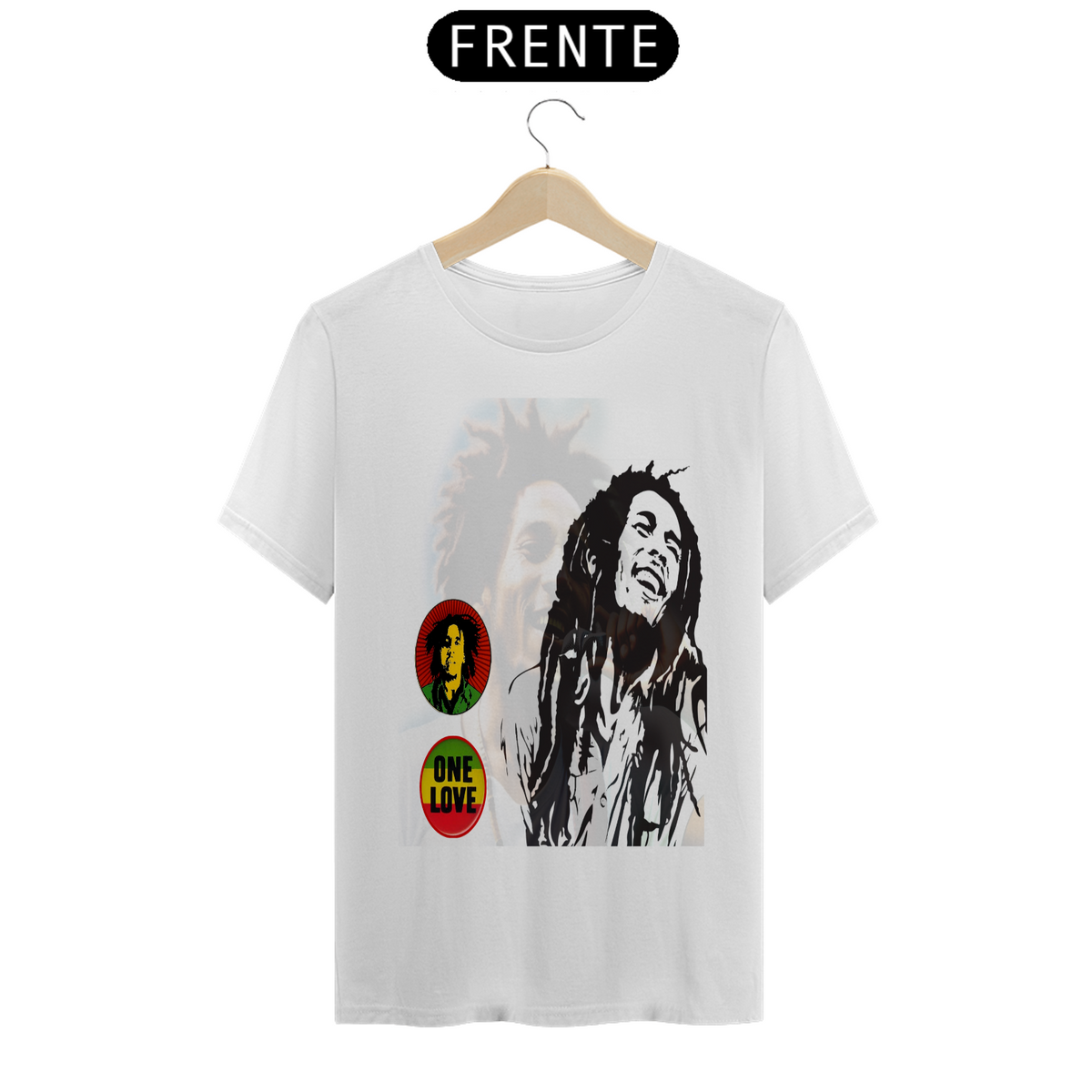 Nome do produto: Camisa Bob Marley