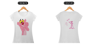 Nome do produtoCamiseta Quality feminina Pantera cor de rosa