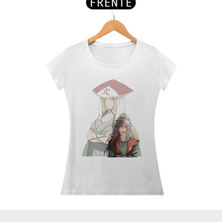 Nome do produtoCamiseta feminina Tsunade e Jiraya