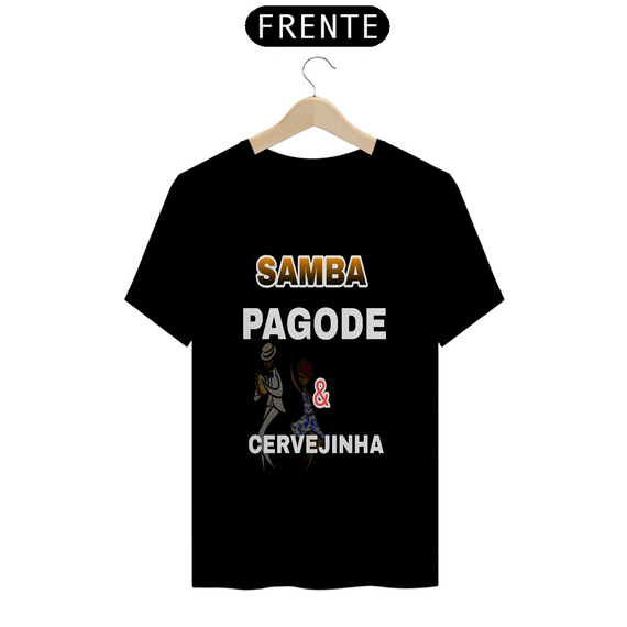 T-Shirt  Personalizda Samba Pagode e Cervejinha