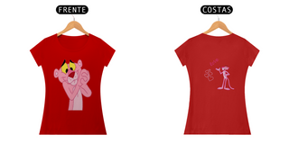 Nome do produtoCamiseta Quality feminina Pantera cor de rosa