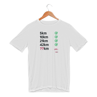 Camiseta Dry UV masc. : Maratonista sem limites