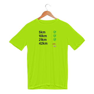 Camiseta Dry UV masc. : Maratona em progresso