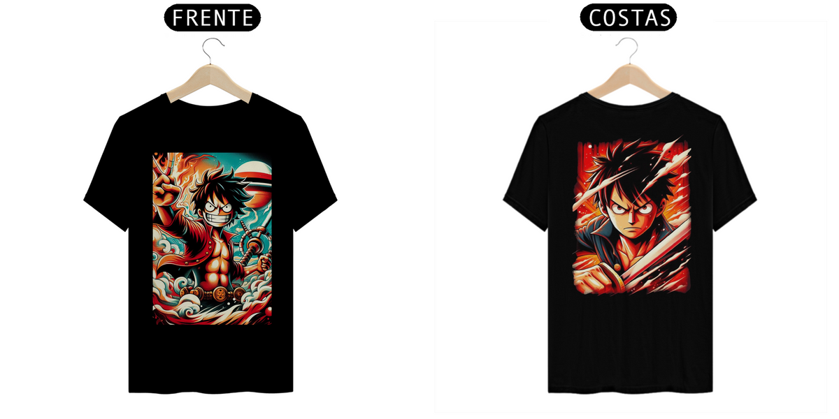 Nome do produto: Camisa T-shirt clássica, Embarque na Aventura de One Piece 