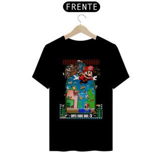 Camiseta Premium Nostalgia Super Mario 3