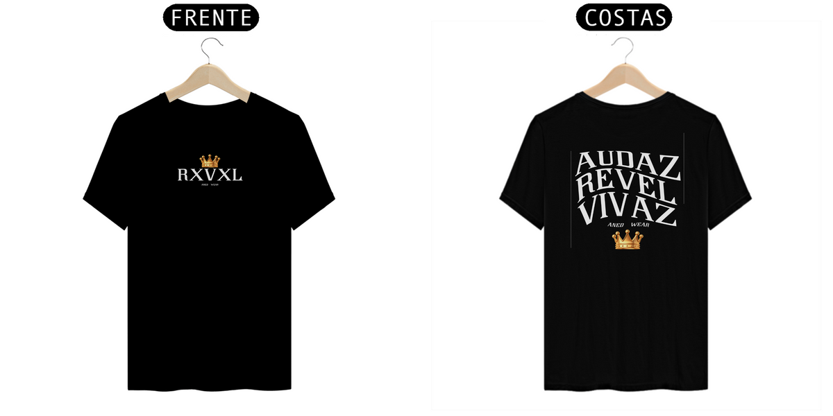 Nome do produto: Camiseta Aned Wear - Audaz, Revel, Vivaz