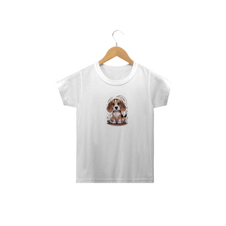 Camiseta Infantil - Dog olhar cativante
