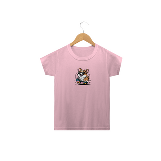 Camiseta Infantil Dog Skate