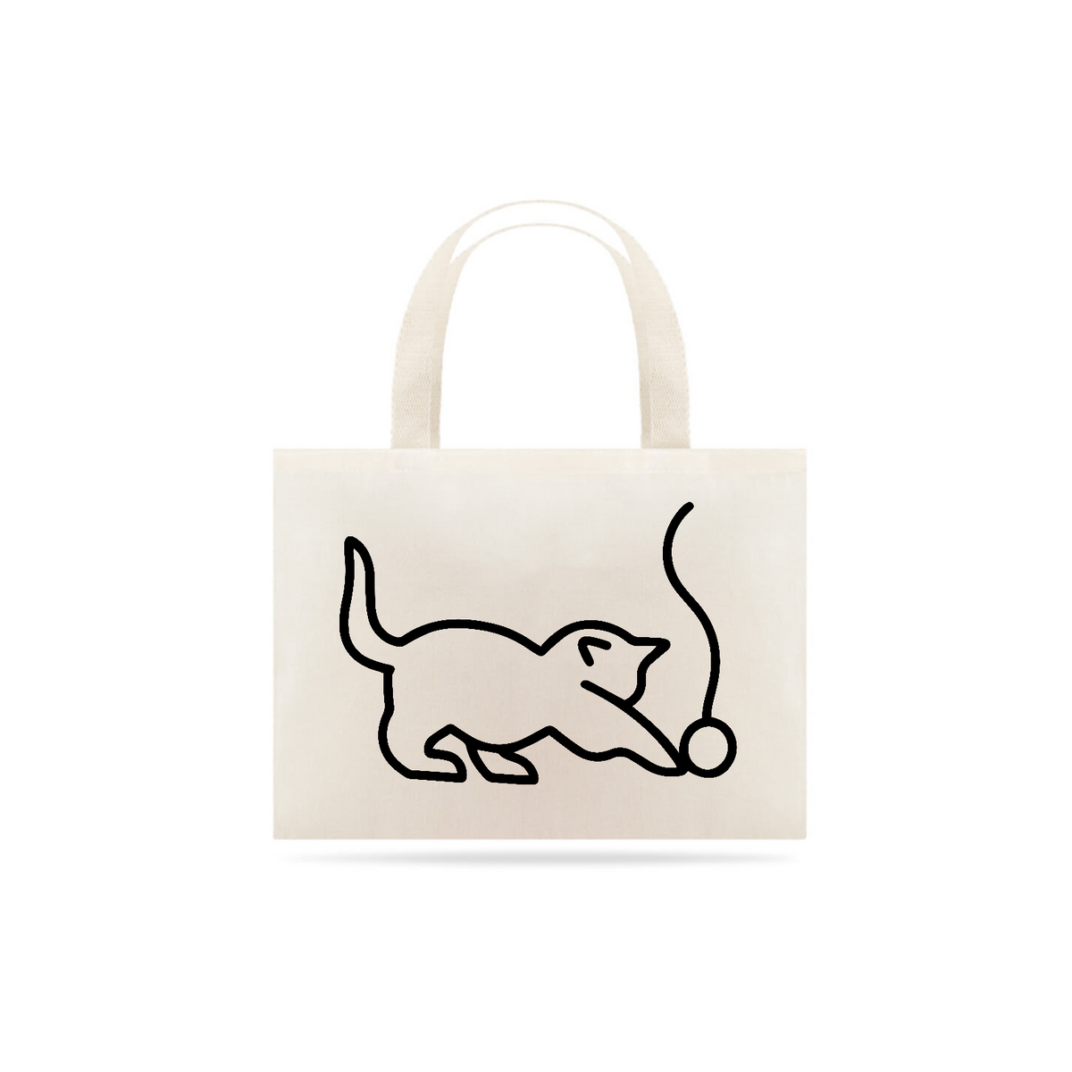 Nome do produto: Ecobag Gato com Novelo