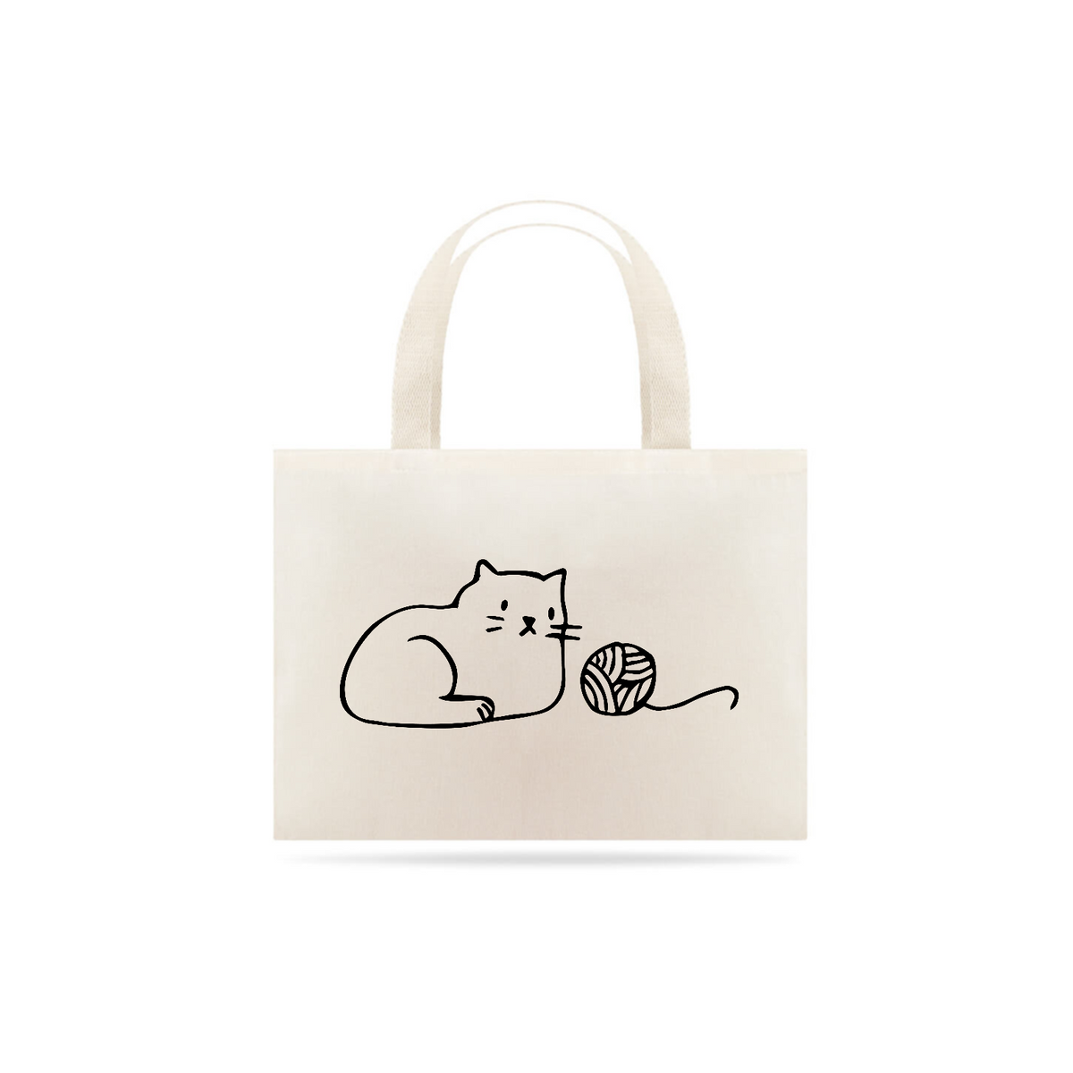 Nome do produto: Ecobag Gatinho Novelo