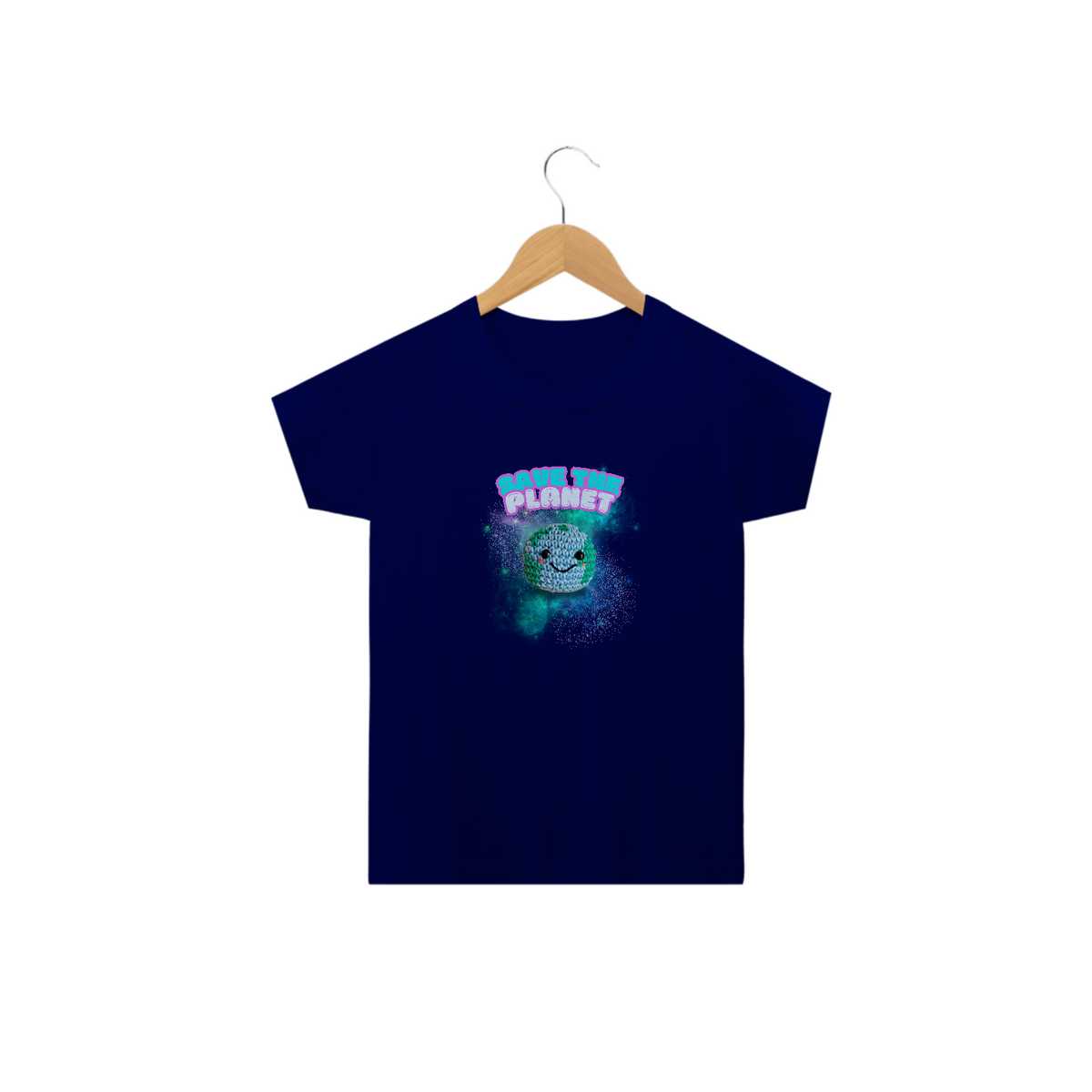 Nome do produto: Camiseta Infantil Save the Planet