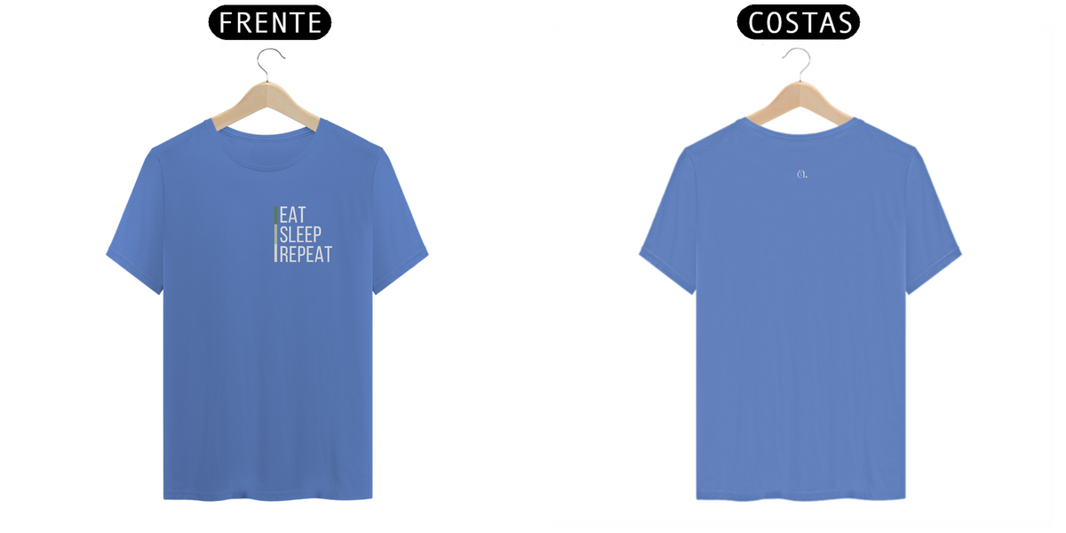 Nome do produto: Camiseta Eat Sleep Repeat