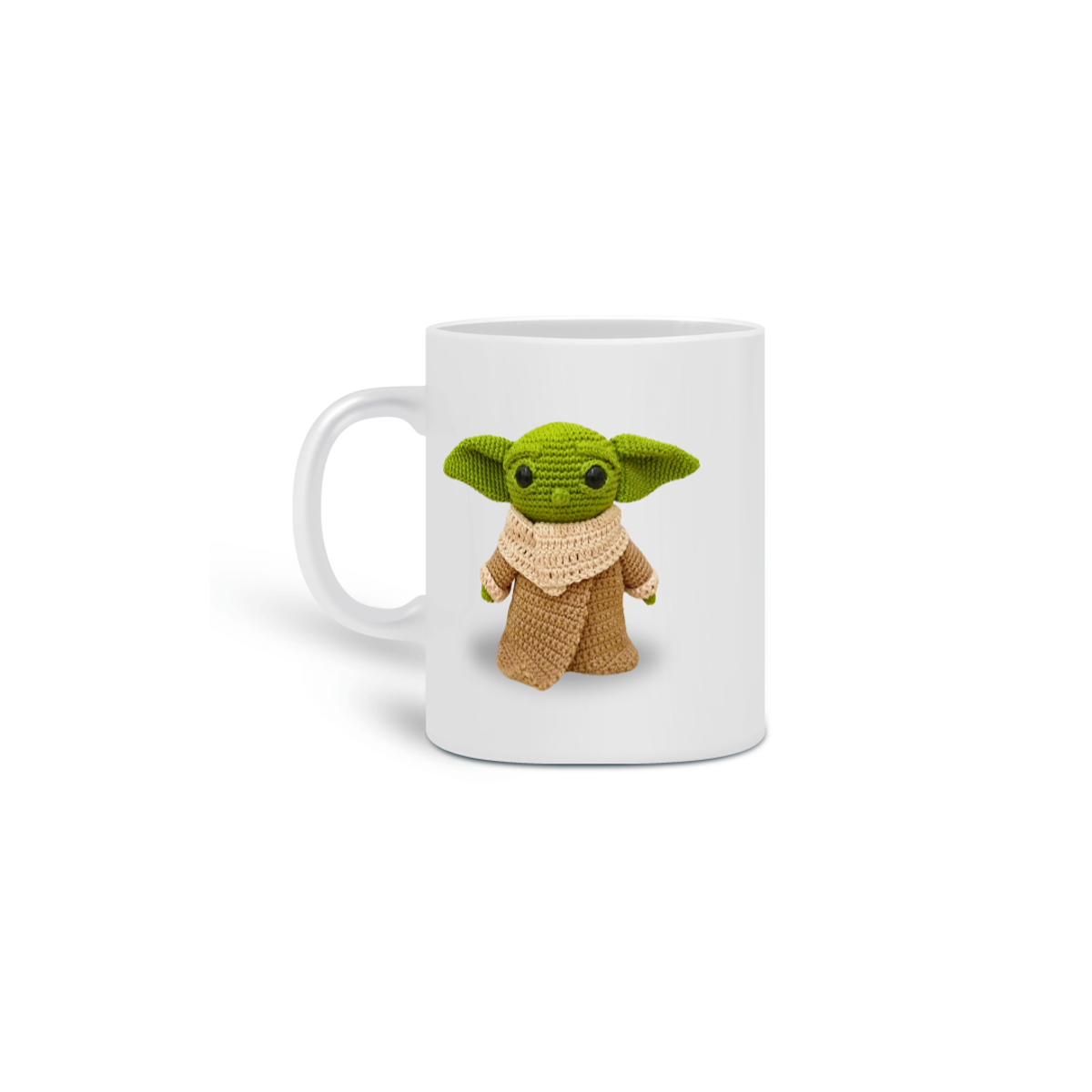 Nome do produto: Caneca Grogu Amigurumi Mandalorian