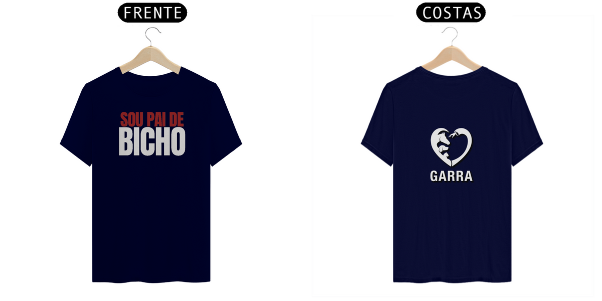 Nome do produto: T-Shirt Quality - PAI DE BICHO