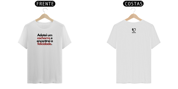 T-shirt Classic Frases - Valor promocional