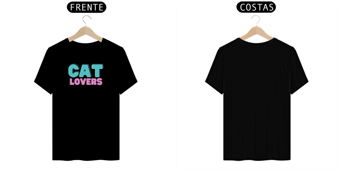 Nome do produto: T-Shirt Prime - CAT LOVERS