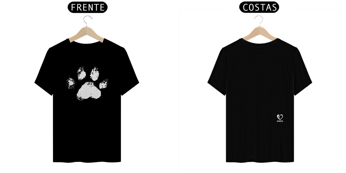 Nome do produto: T-shirt Classic Patinha de doguinho - Valor promocional