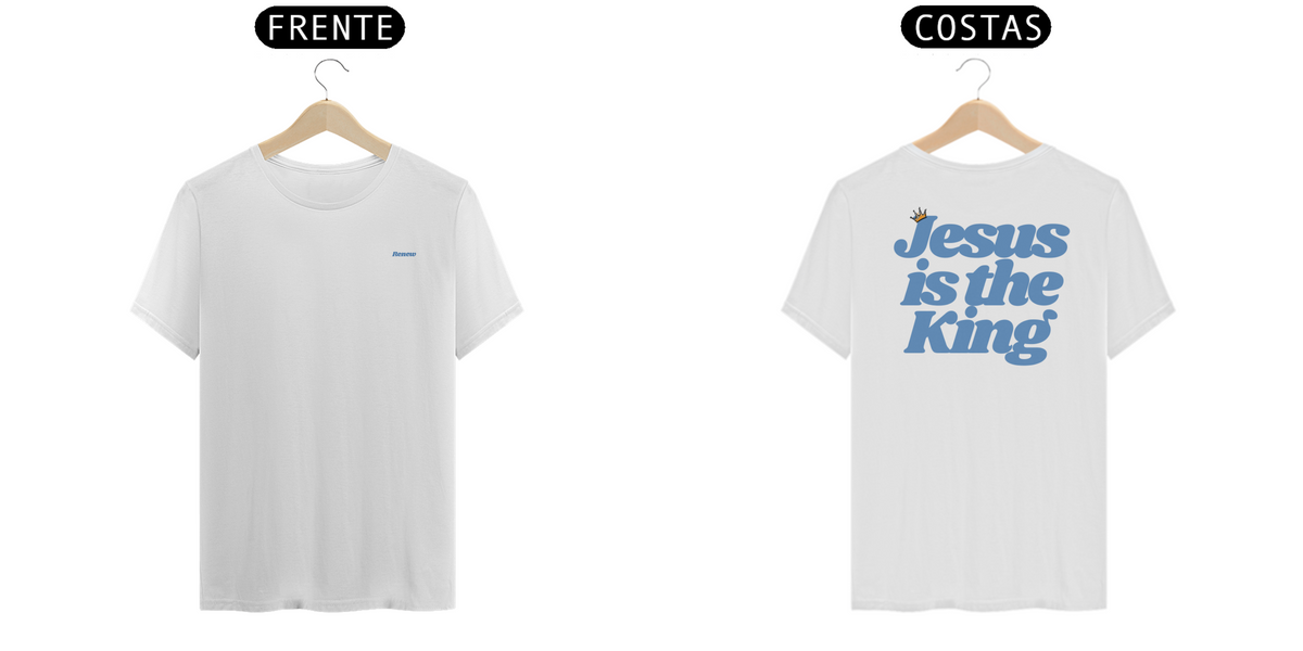 Nome do produto: T-shirt Jesus is the King