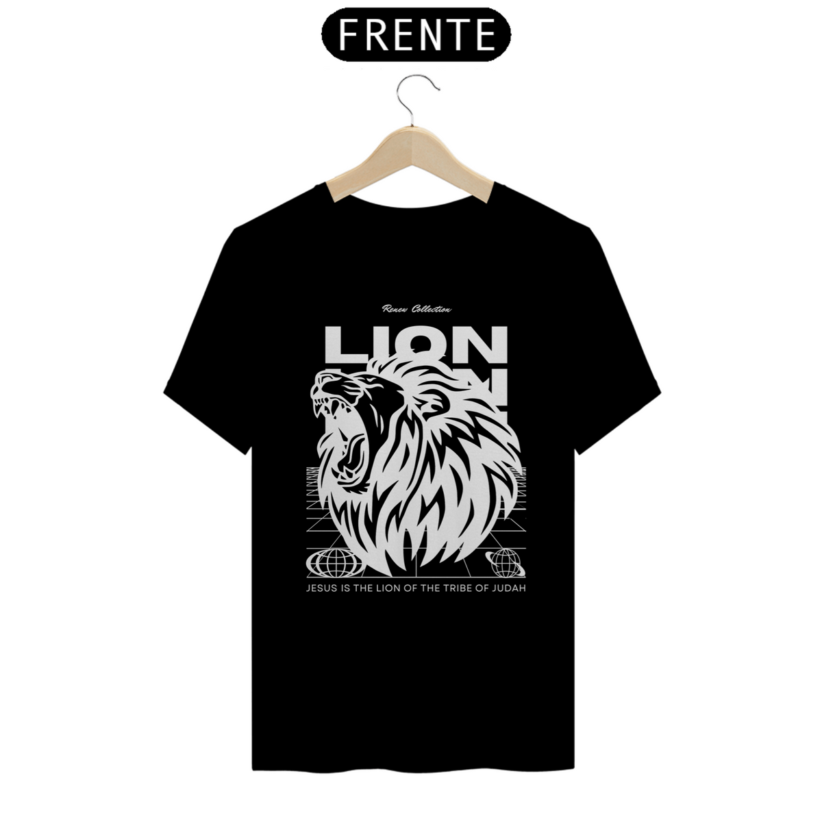 Nome do produto: T-shirt Lion of the Tribe of Judah