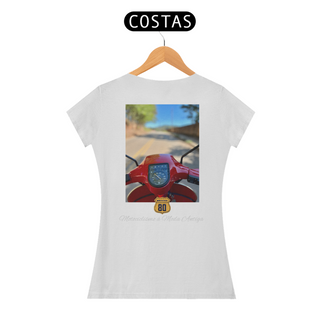 Nome do produtoCamiseta Feminina Vespa PX200E - Costas