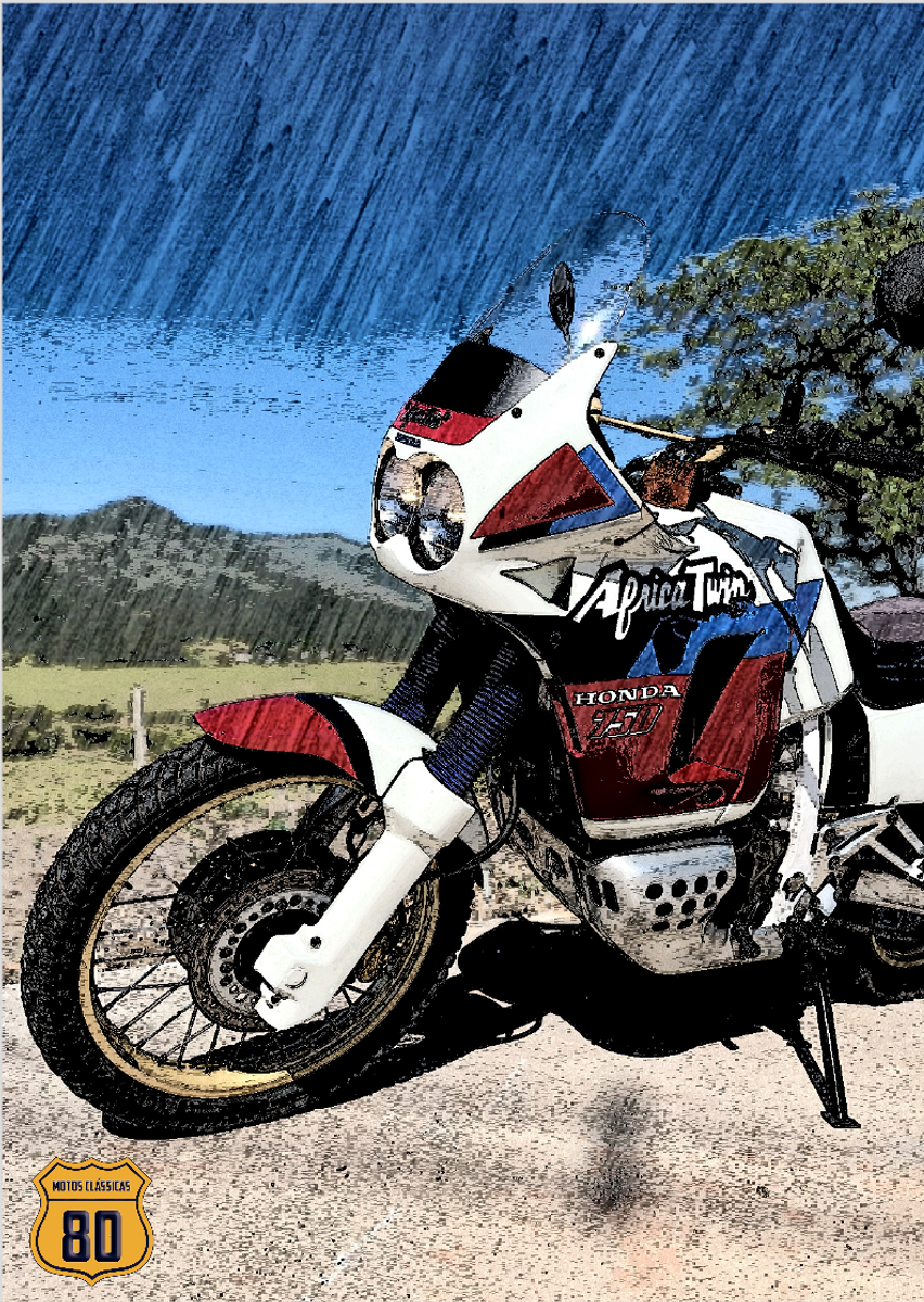 Nome do produto: Poster Africa Twin à Lapís