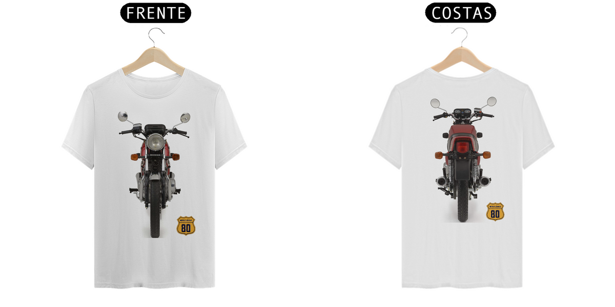 Nome do produto: Camiseta FRENTE E COSTAS CB 400