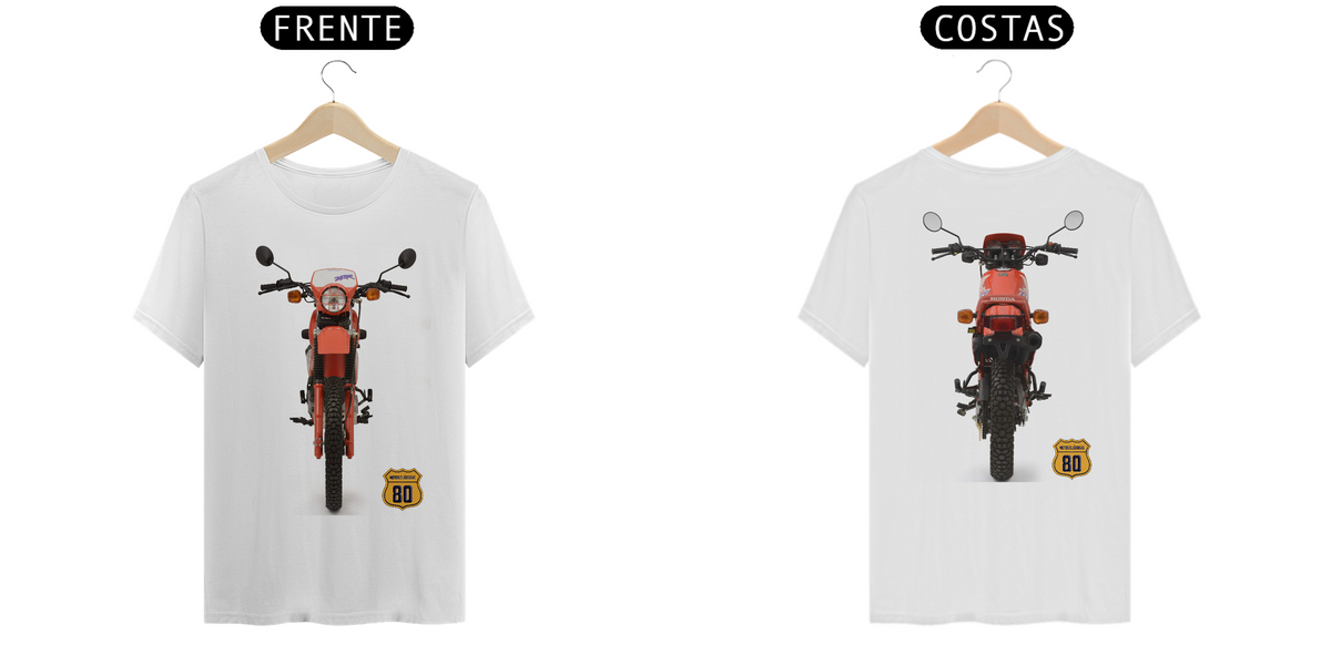 Nome do produto: Camiseta FRENTE E COSTAS XLX 250R