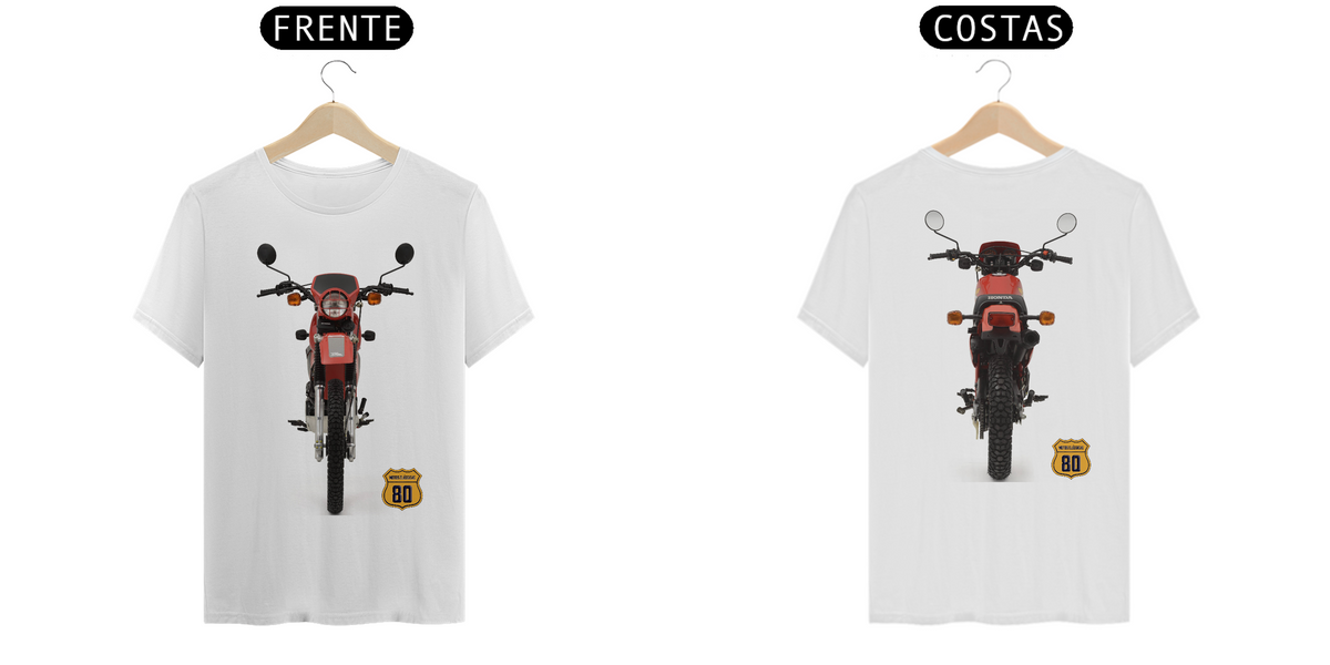 Nome do produto: Camiseta FRENTE E COSTAS XL 250R