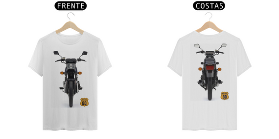 Camiseta FRENTE e COSTAS CB 450