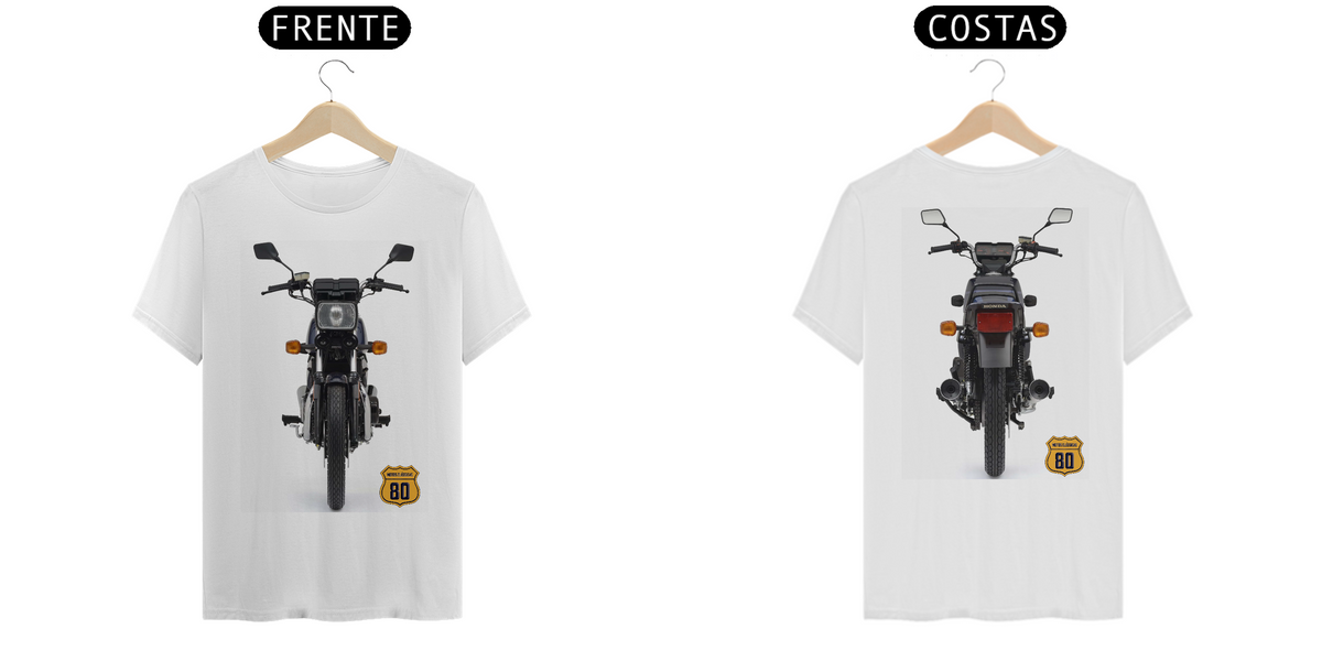 Nome do produto: Camiseta FRENTE e COSTAS CB 450