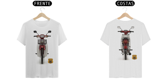 Camiseta FRENTE e COSTAS Honda Dream