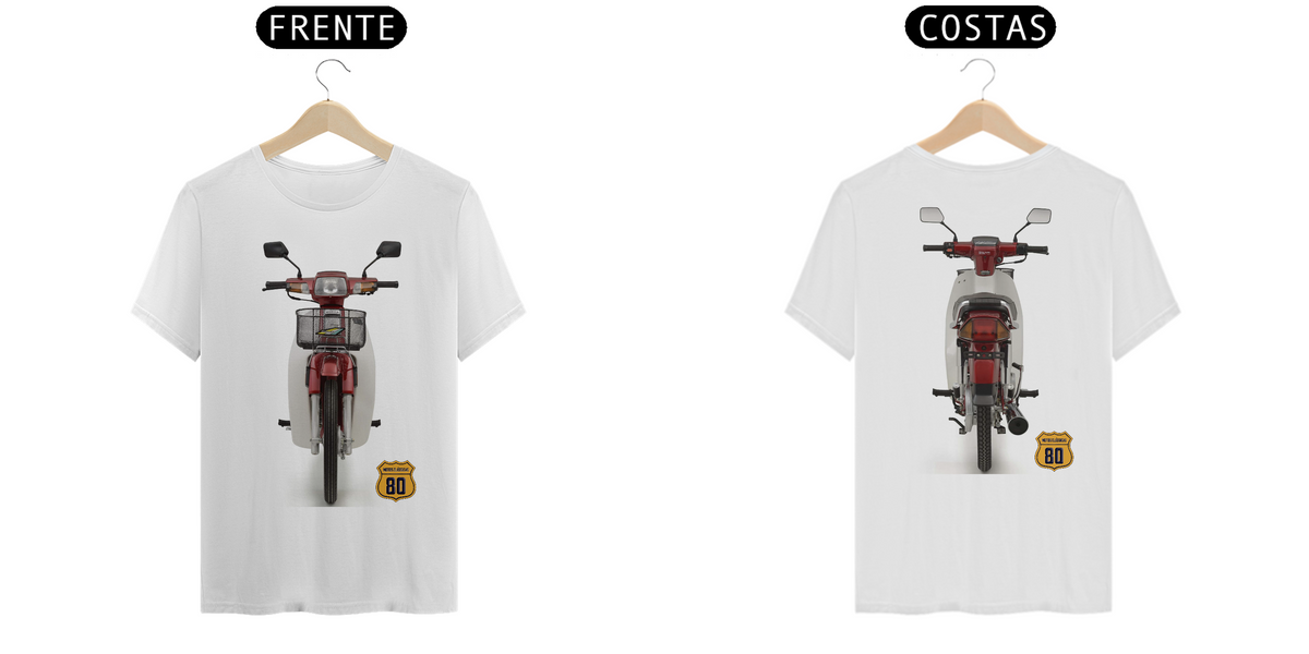 Nome do produto: Camiseta FRENTE e COSTAS Honda Dream