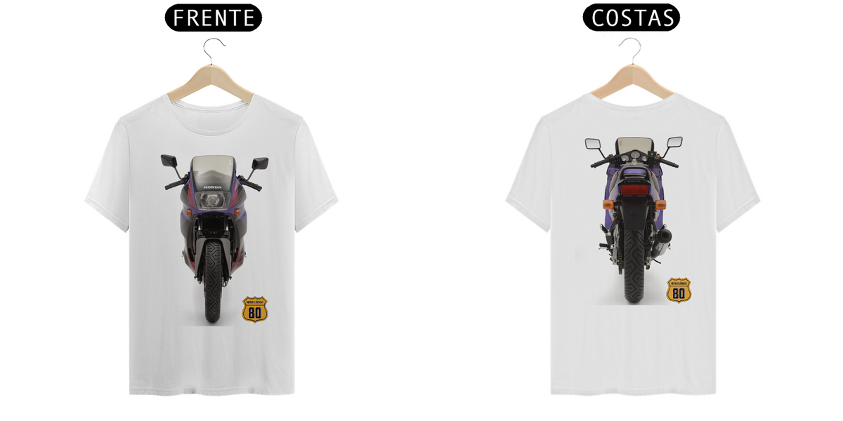 Nome do produto: Camiseta FRENTE e COSTAS CBR 450SR