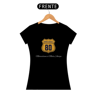 Camiseta Feminina institucional Motociclismo à Moda Antiga