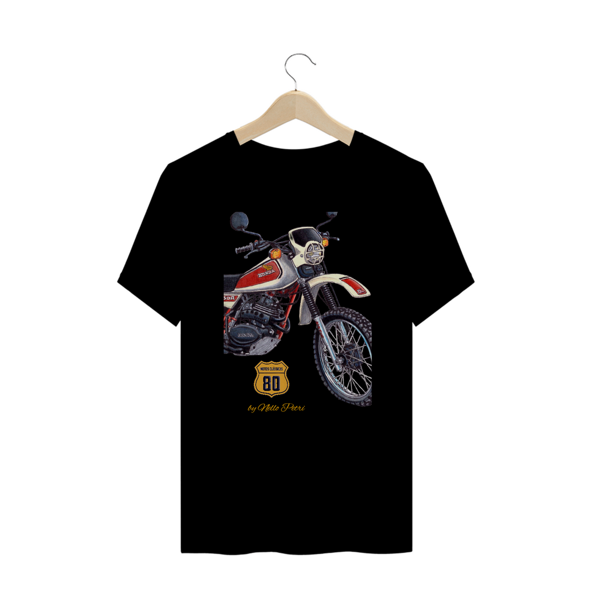 Nome do produto: Camiseta Plus Riders XL 250R Branca - by Nello Petri