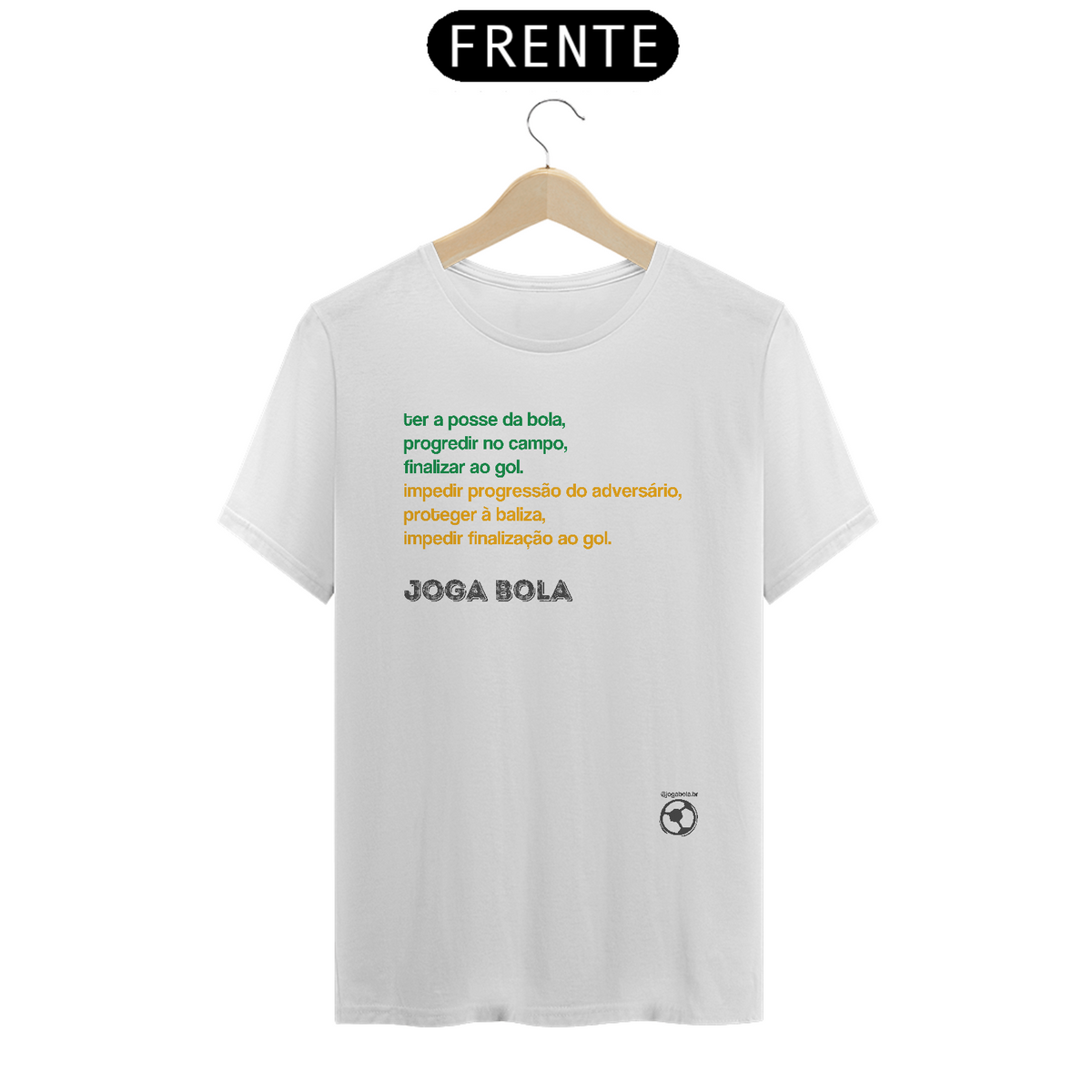 Nome do produto: Camisa princípios do jogo