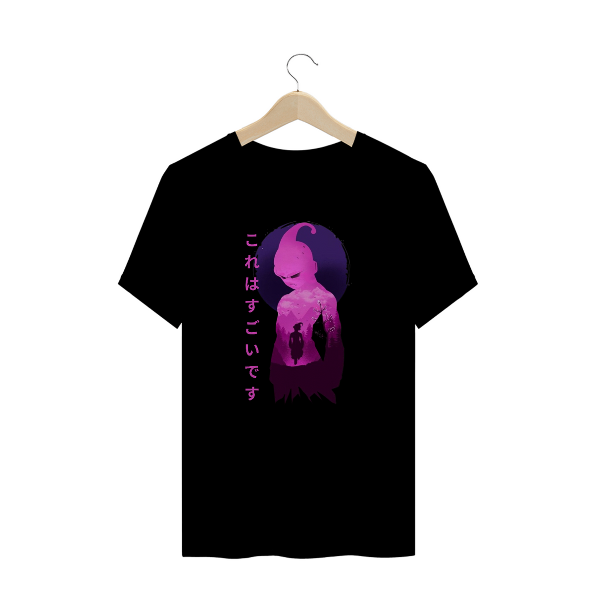 Nome do produto: Camisa T-shirt Plus Size - Majin Boo ( Dragon Ball Z)