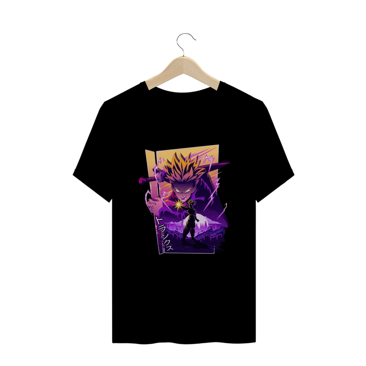 Nome do produto: Camisa T-shirt Plus Size - Trunks ( Dragon Ball Z)