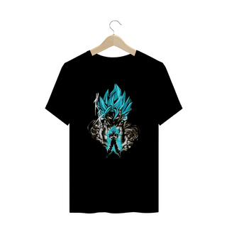 Camisa T-shirt Plus Size - Vegetto Blue ( Dragon Ball Z)