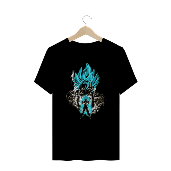 Camisa T-shirt Plus Size - Vegetto Blue ( Dragon Ball Z)