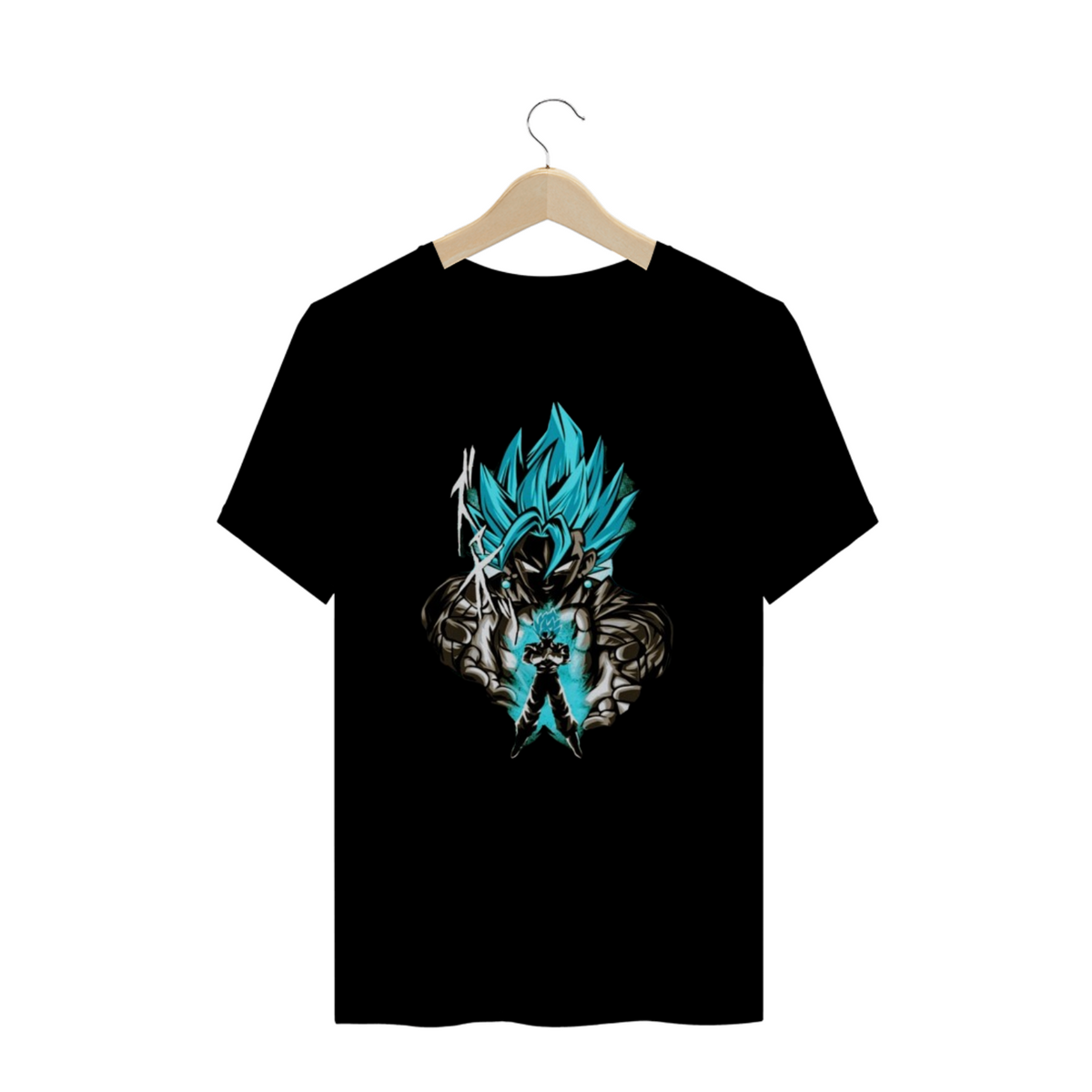 Nome do produto: Camisa T-shirt Plus Size - Vegetto Blue ( Dragon Ball Z)