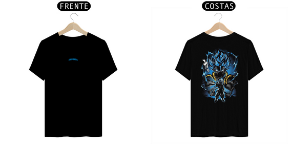 Camisa T-shirt Premiun - Gogeta Blue ( Dragon Ball Z)