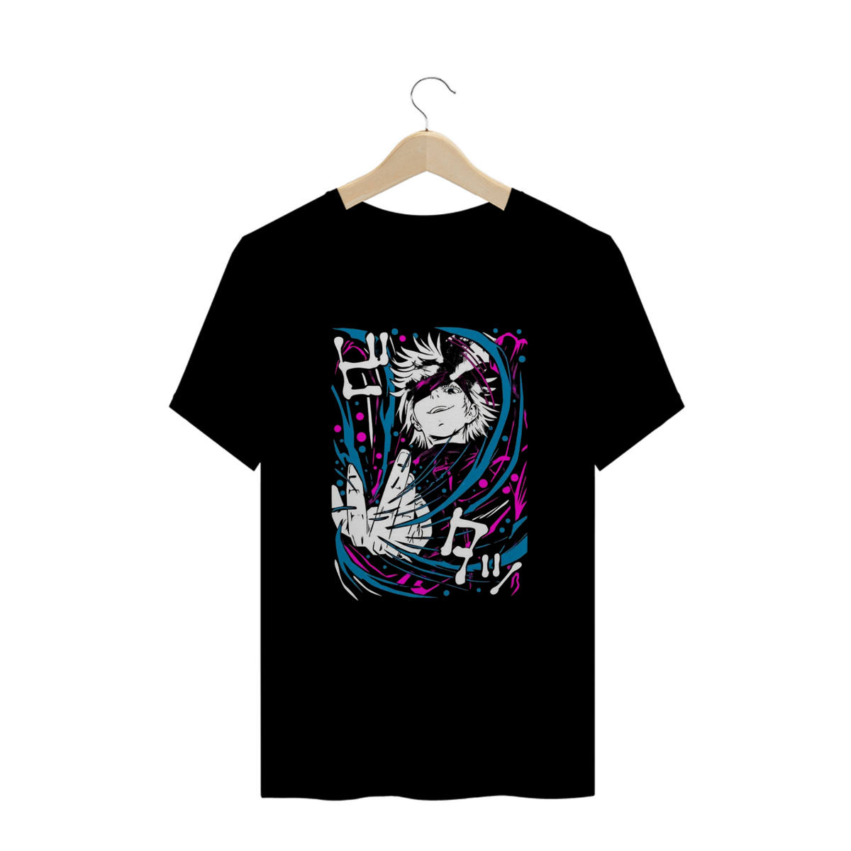 Nome do produto: Camisa T-shirt Plus size - Gojo (Jujutsu Kaisen)