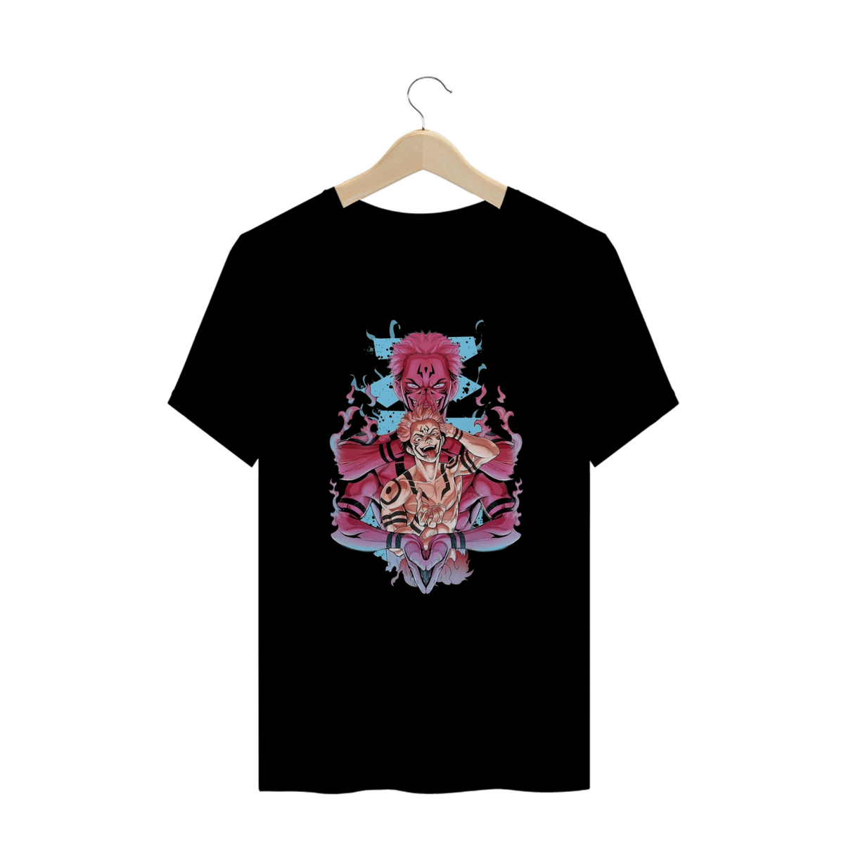 Nome do produto: Camisa T-shirt Plus Size - Sukuna (Jujutsu kaisen)