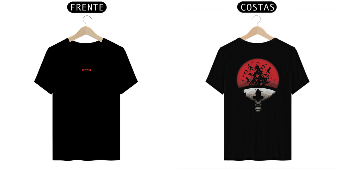 Nome do produto: Camisa T-shirt Premiun - Itachi (Naruto)