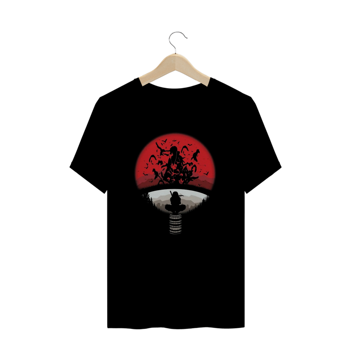 Nome do produto: Camisa T-shirt Plus Size - Itachi (Naruto)